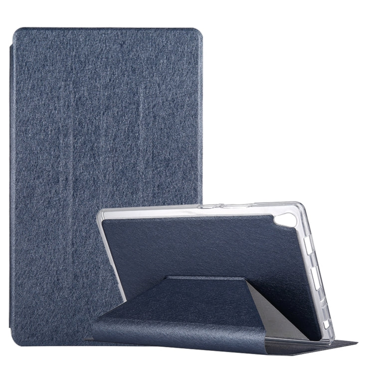 For Lenovo Tab3 8 Plus / TB-8703 Silk Texture Horizontal Flip Leather Case with Holder