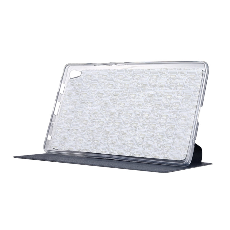 For Lenovo Tab3 8 Plus / TB-8703 Silk Texture Horizontal Flip Leather Case with Holder