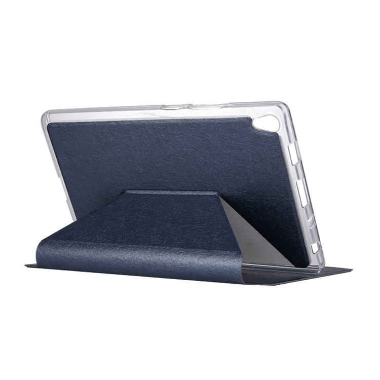 For Lenovo Tab3 8 Plus / TB-8703 Silk Texture Horizontal Flip Leather Case with Holder