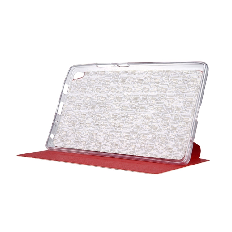 For Lenovo Tab3 8 Plus / TB-8703 Silk Texture Horizontal Flip Leather Case with Holder