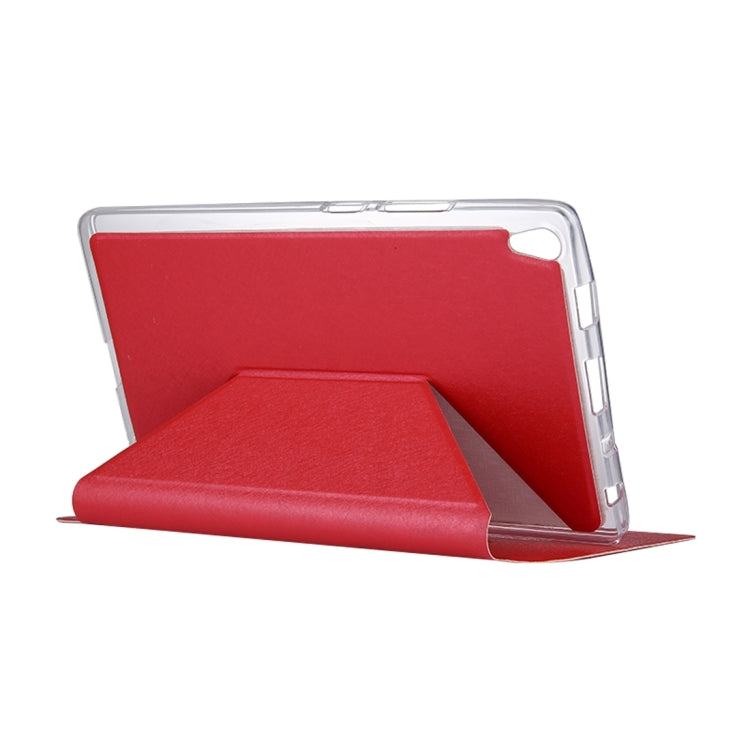 For Lenovo Tab3 8 Plus / TB-8703 Silk Texture Horizontal Flip Leather Case with Holder