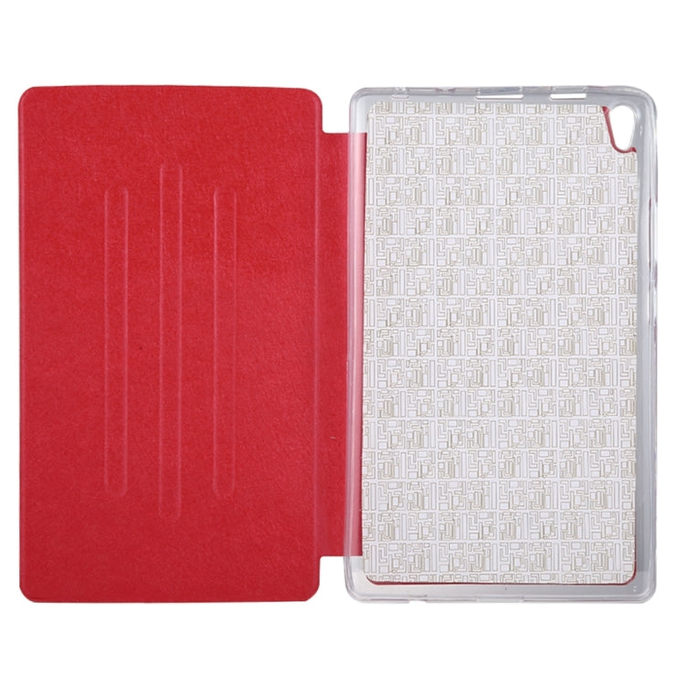 For Lenovo Tab3 8 Plus / TB-8703 Silk Texture Horizontal Flip Leather Case with Holder