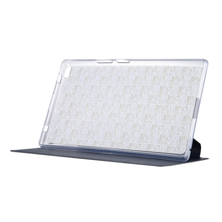 For Lenovo TAB4 TB-8504F 8 inch Silk Texture Horizontal Flip Leather Case with Holder