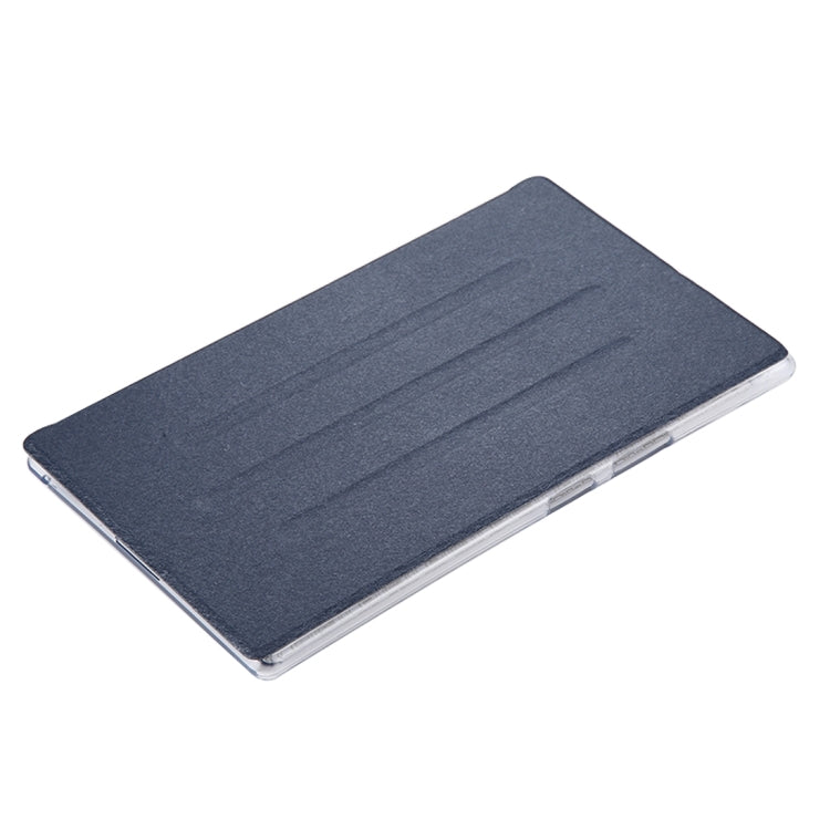 For Lenovo TAB4 TB-8504F 8 inch Silk Texture Horizontal Flip Leather Case with Holder