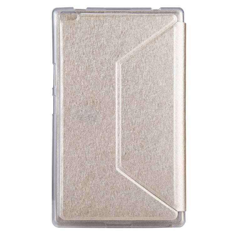 For Lenovo TAB4 TB-8504F 8 inch Silk Texture Horizontal Flip Leather Case with Holder