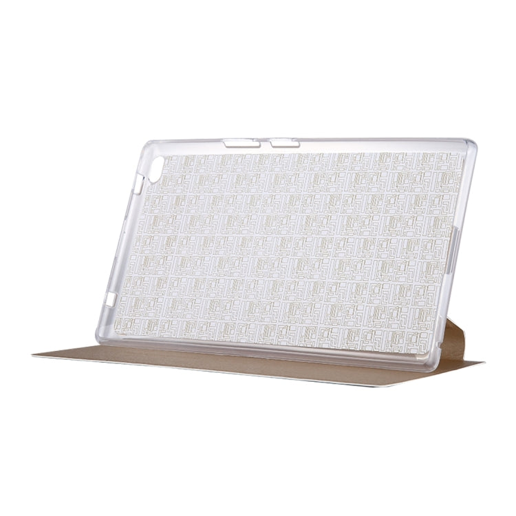 For Lenovo TAB4 TB-8504F 8 inch Silk Texture Horizontal Flip Leather Case with Holder