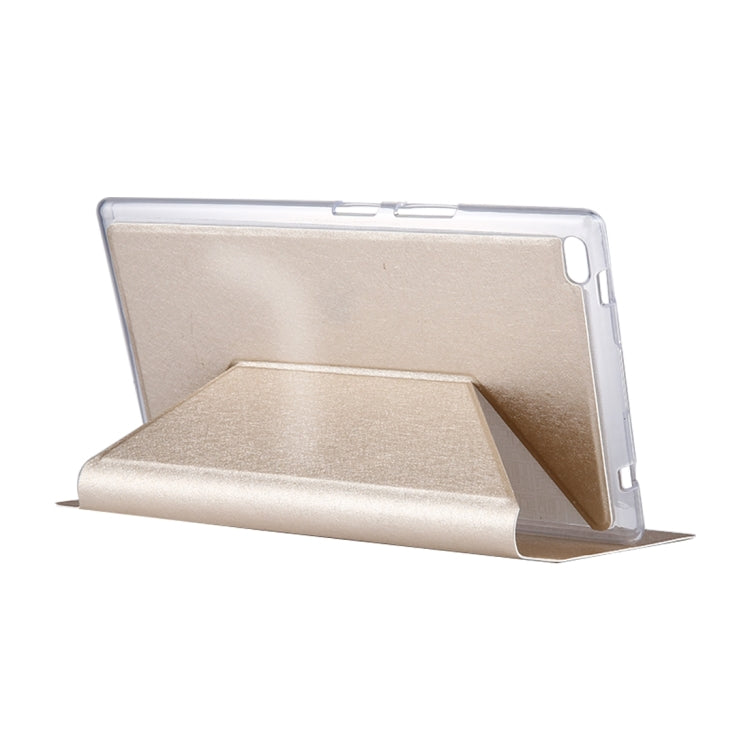 For Lenovo TAB4 TB-8504F 8 inch Silk Texture Horizontal Flip Leather Case with Holder