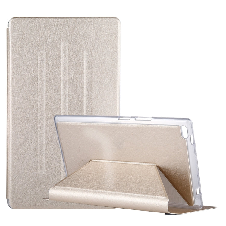 For Lenovo TAB4 TB-8504F 8 inch Silk Texture Horizontal Flip Leather Case with Holder