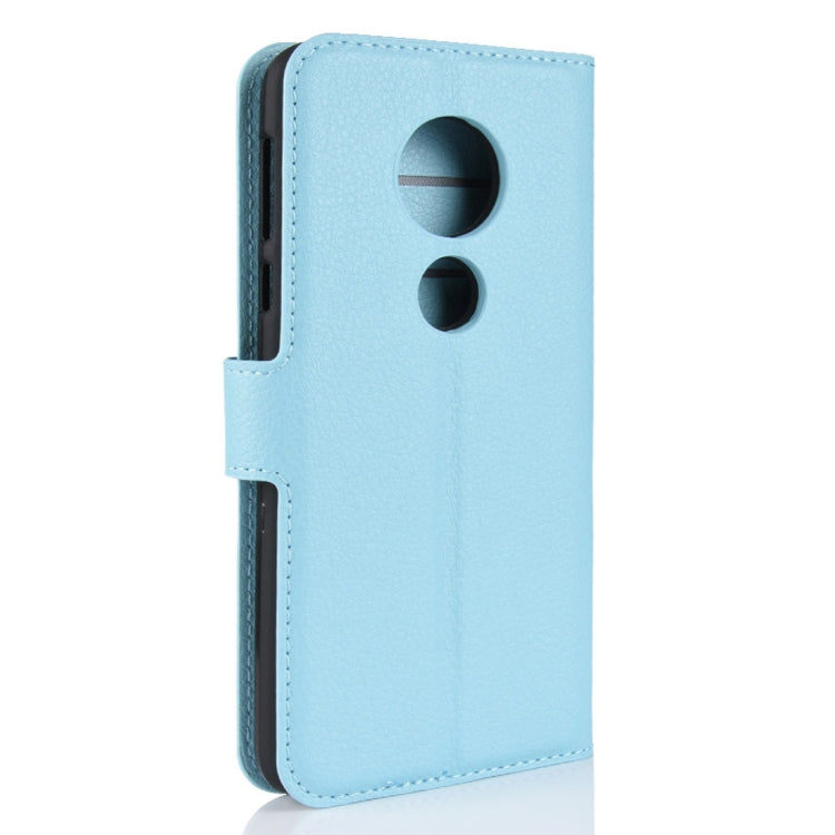 For Motorola Moto E5 Litchi Texture Horizontal Flip Leather Case with Wallet & Holder &