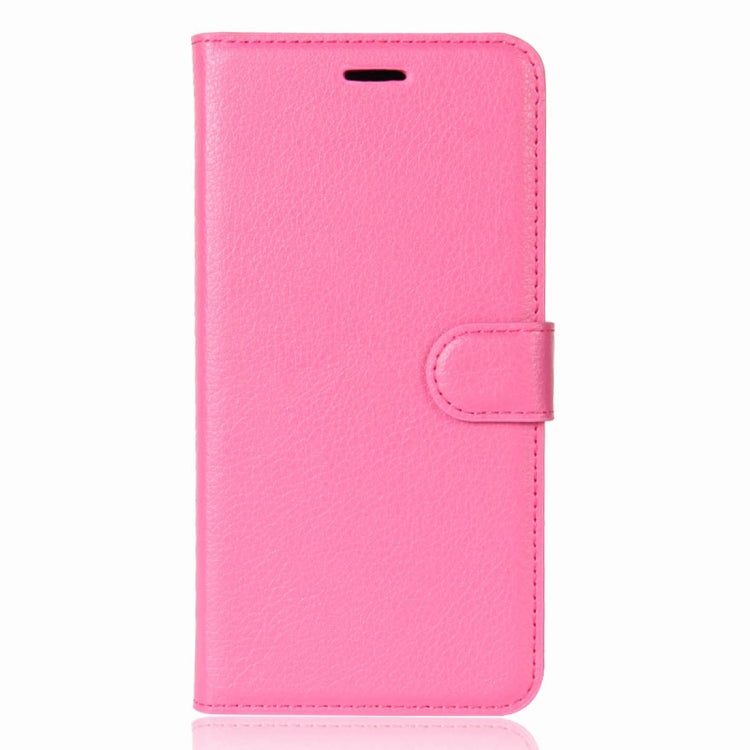 For Motorola Moto E5 Litchi Texture Horizontal Flip Leather Case with Wallet & Holder &
