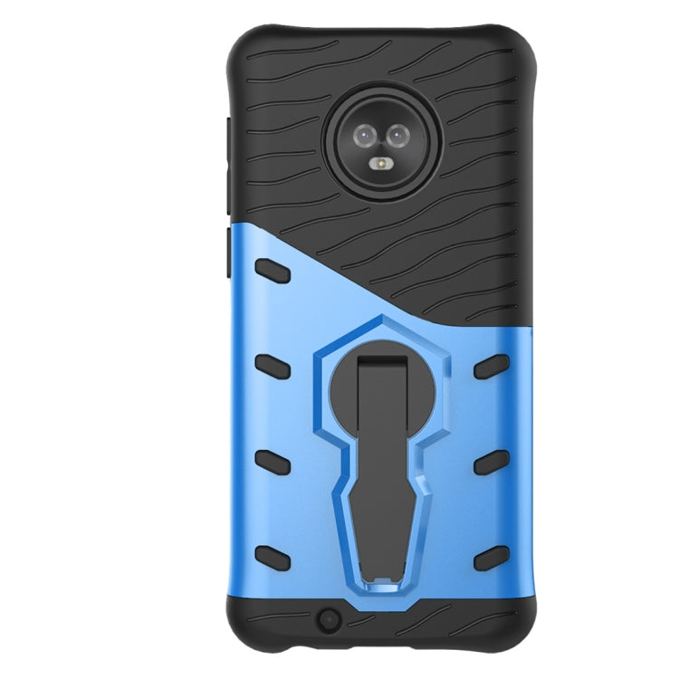 For Motorola Moto G6 PC + TPU Dropproof Sniper Hybrid Protective Back Case with 360 Degree Rotation Holder