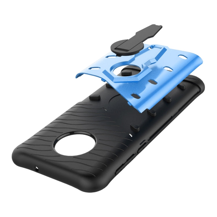 For Motorola Moto G6 Plus PC + TPU Dropproof Sniper Hybrid Protective Back Case with 360 Degree Rotation Holder