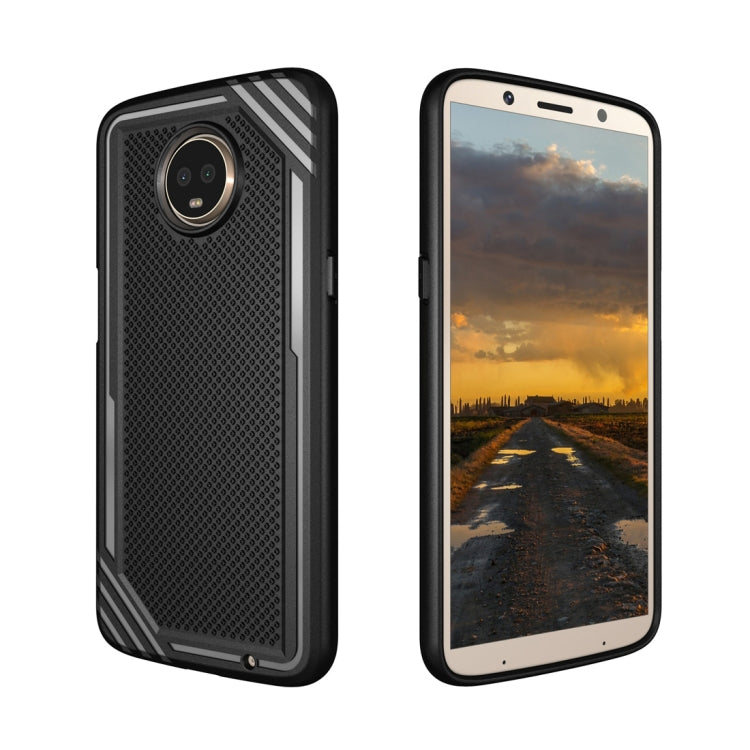 Lattice Texture TPU Shockproof Case for Motorola Moto Z3 Play