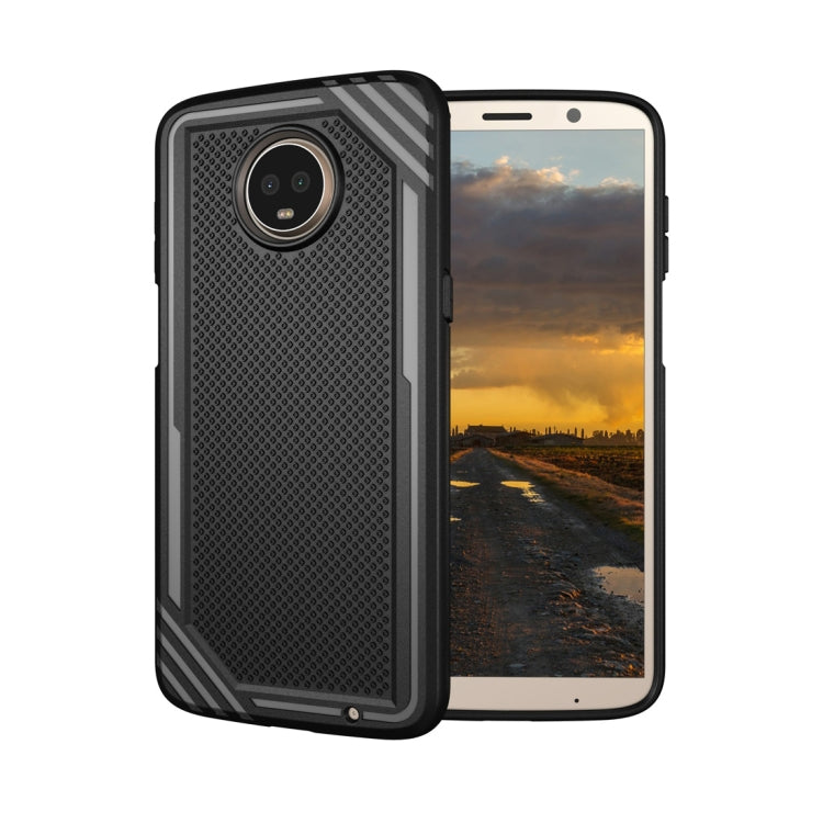 Lattice Texture TPU Shockproof Case for Motorola Moto Z3 Play