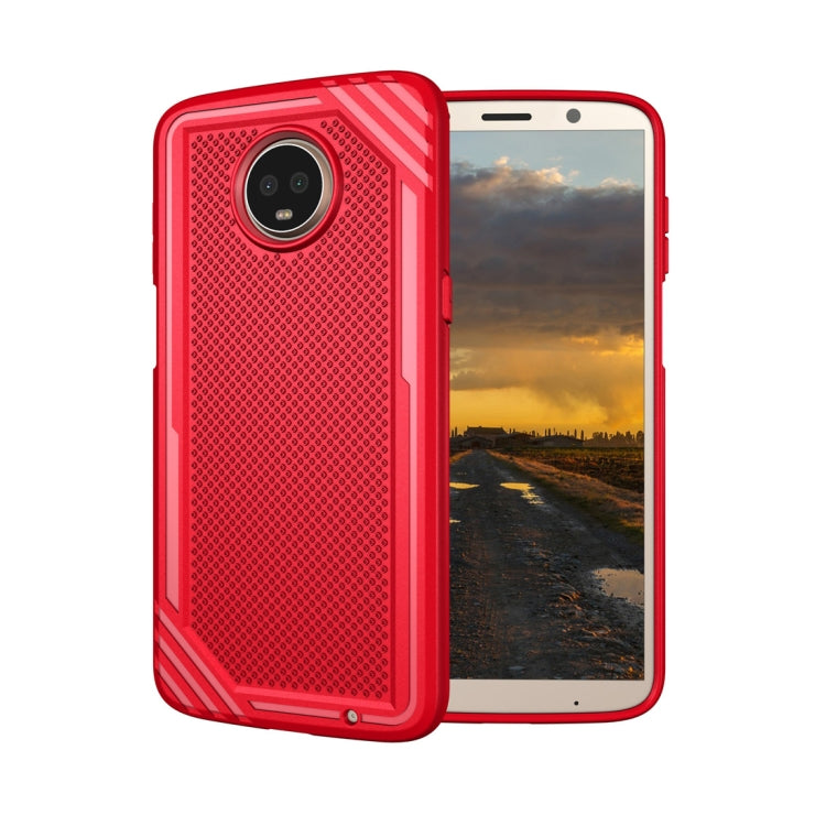 Lattice Texture TPU Shockproof Case for Motorola Moto Z3 Play