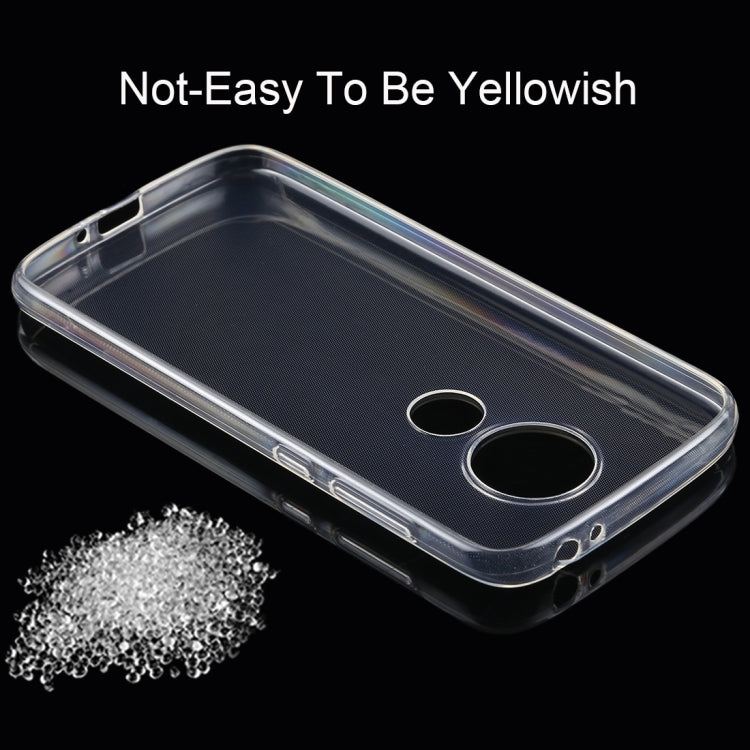 50PCS 0.75mm Transparent TPU Case for Motorola Moto E5