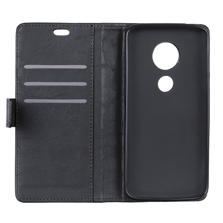 Copper Buckle Retro Crazy Horse Texture Horizontal Flip Leather Case for Motorola Moto E5 & Moto G6 Play, with Holder & Card Slots & Wallet