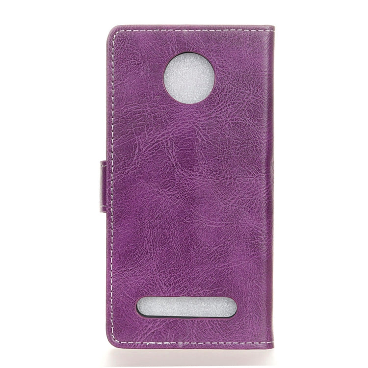 Retro Crazy Horse Texture Horizontal Flip Leather Case for Motorola Moto Z3, with Holder & Card Slots & Wallet & Photo Frame