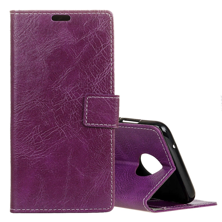 Retro Crazy Horse Texture Horizontal Flip Leather Case for Motorola Moto Z3, with Holder & Card Slots & Wallet & Photo Frame