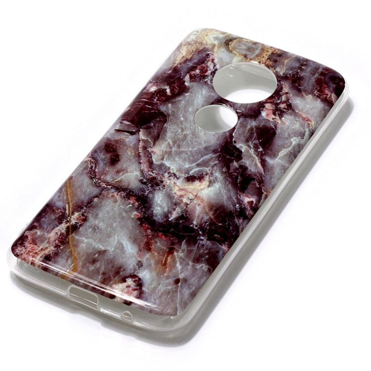 Marble Pattern Soft TPU Case For Motorola Moto E5