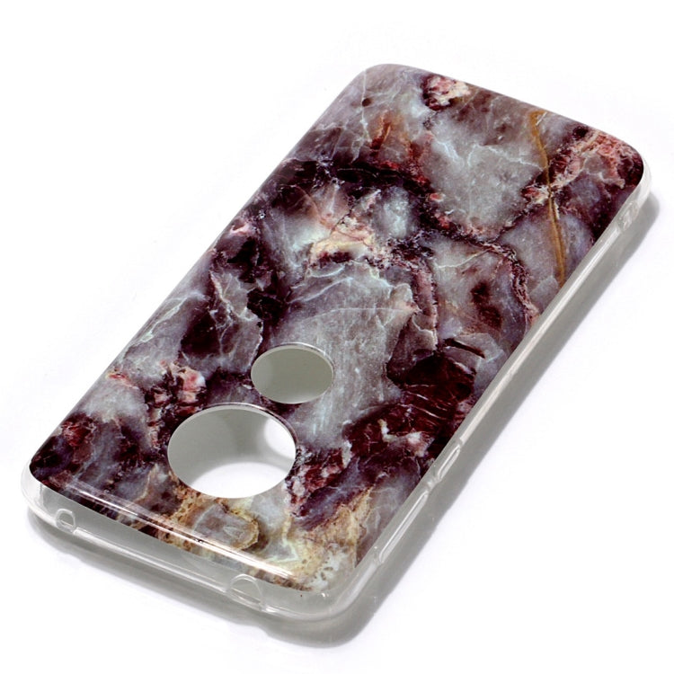 Marble Pattern Soft TPU Case For Motorola Moto E5 Plus