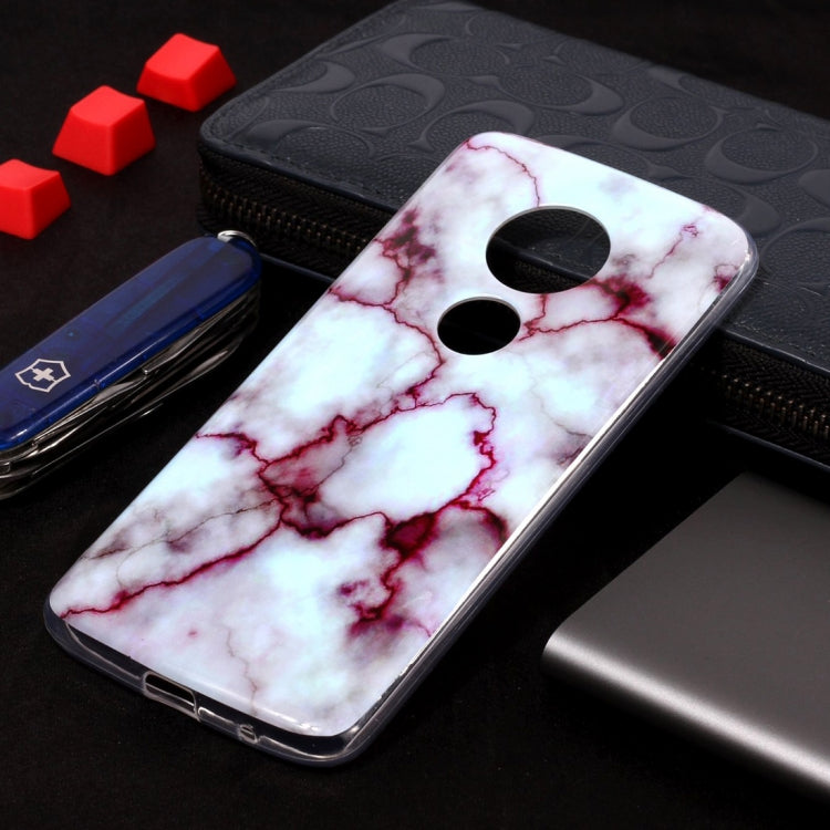 Marble Pattern Soft TPU Case For Motorola Moto E5 Plus