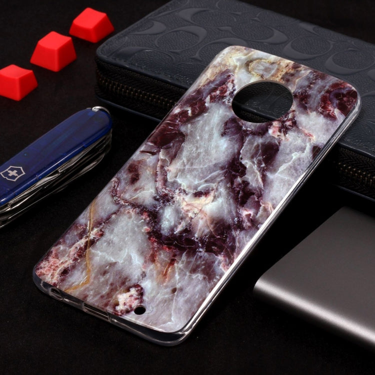 Marble Pattern Soft TPU Case For Motorola Moto G6 Plus (2018)
