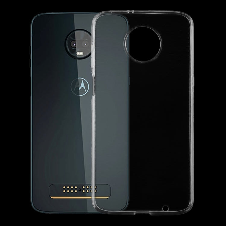 0.75mm Transparent TPU Case for Motorola Moto Z3 Play