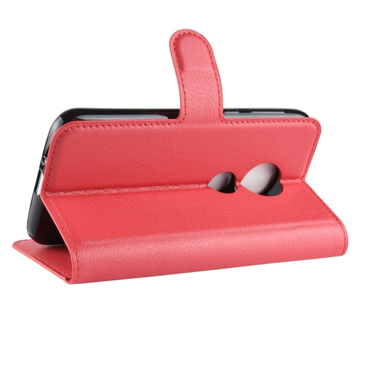 Litchi Texture Horizontal Flip Leather Case for Motorola Moto E5 Play Go, with Wallet & Holder & Card Slots