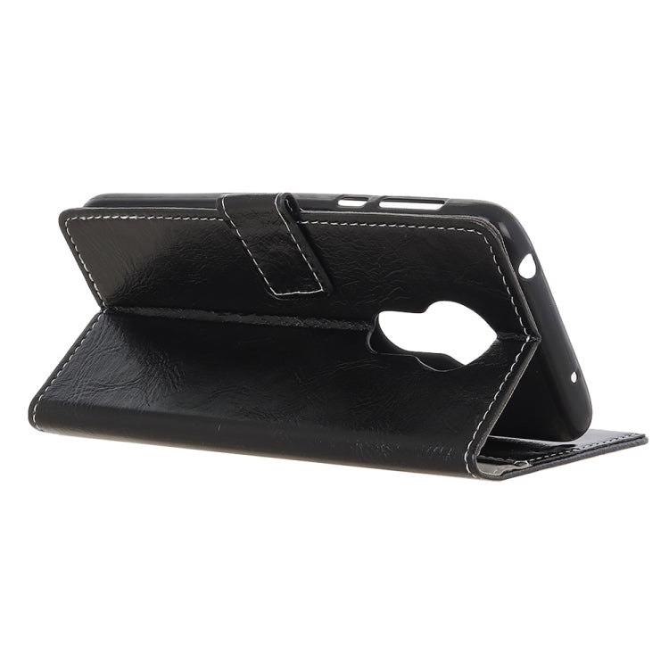 Retro Crazy Horse Texture Horizontal Flip Leather Case for Motorola Moto G7 Power, with Holder & Card Slots & Wallet & Photo Frame