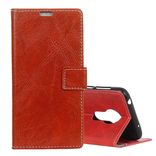 Retro Crazy Horse Texture Horizontal Flip Leather Case for Motorola Moto G7 Power, with Holder & Card Slots & Wallet & Photo Frame