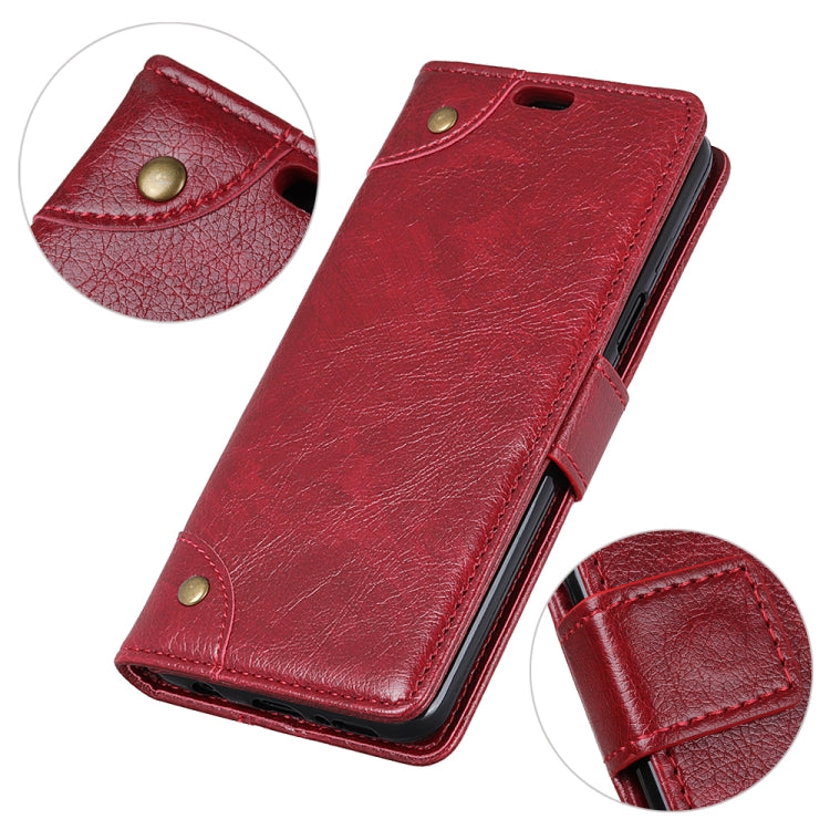 Copper Buckle Nappa Texture Horizontal Flip Leather Case for Motorola Moto G7 Power, with Holder & Card Slots & Wallet