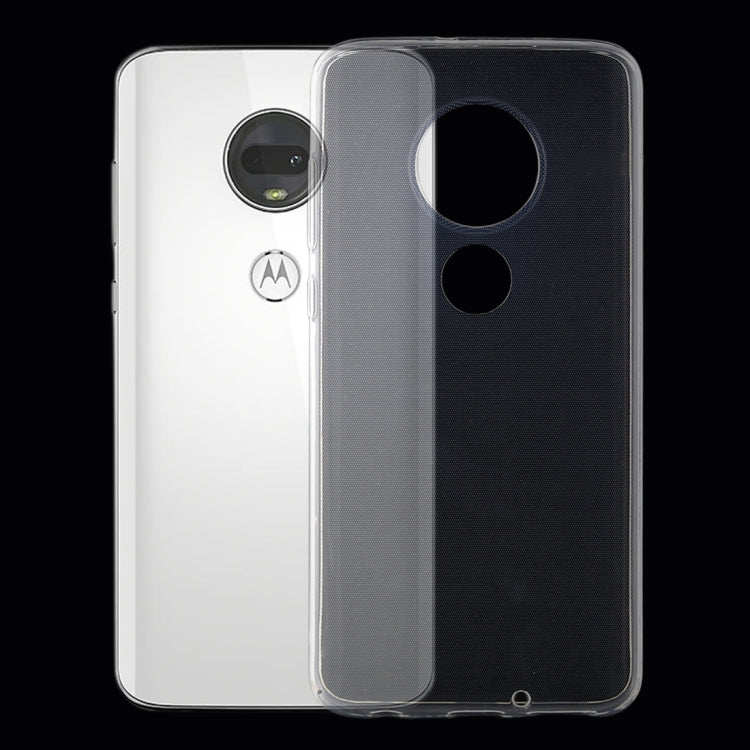0.75mm Ultrathin Transparent TPU Soft Protective Case for Motorola Moto G7