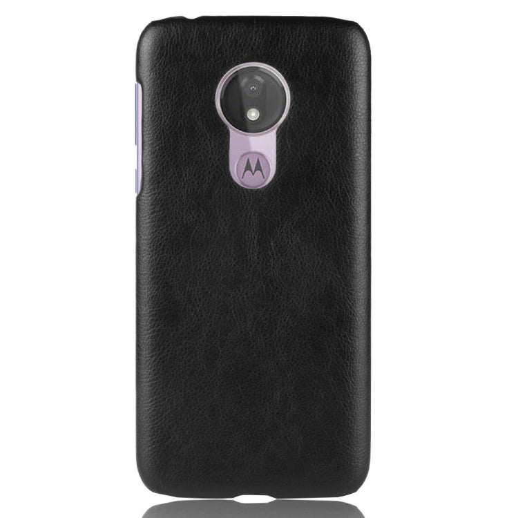 Shockproof Litchi Texture PC + PU Case for Motorola Moto G7 Power