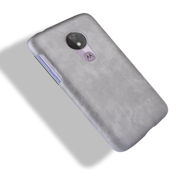 Shockproof Litchi Texture PC + PU Case for Motorola Moto G7 Power
