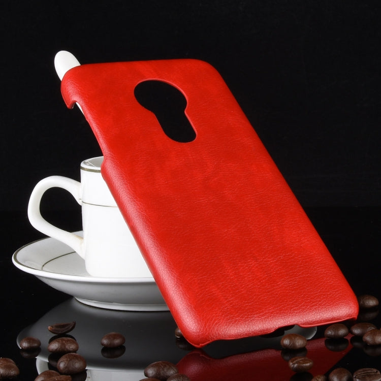 Shockproof Litchi Texture PC + PU Case for Motorola Moto G7 Power