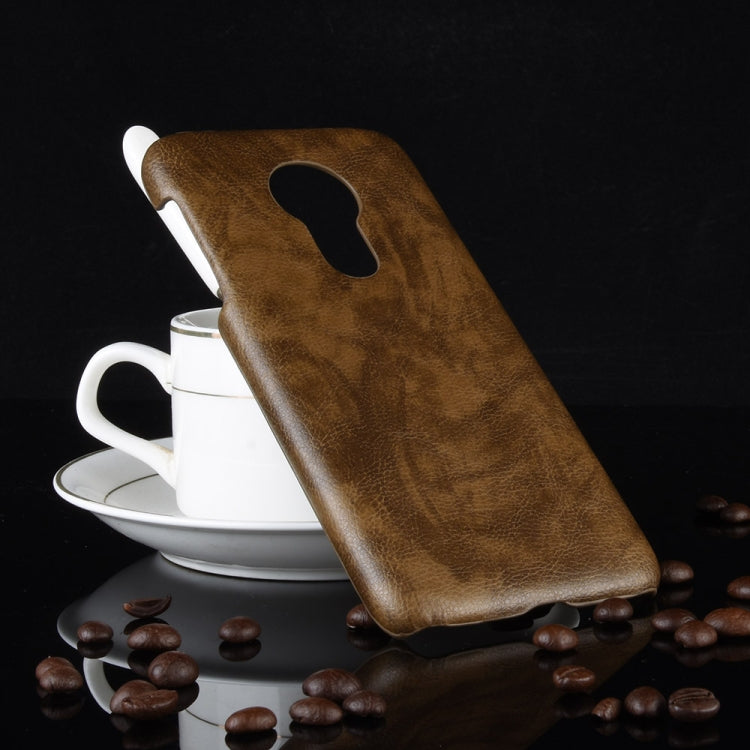 Shockproof Litchi Texture PC + PU Case for Motorola Moto G7 Power