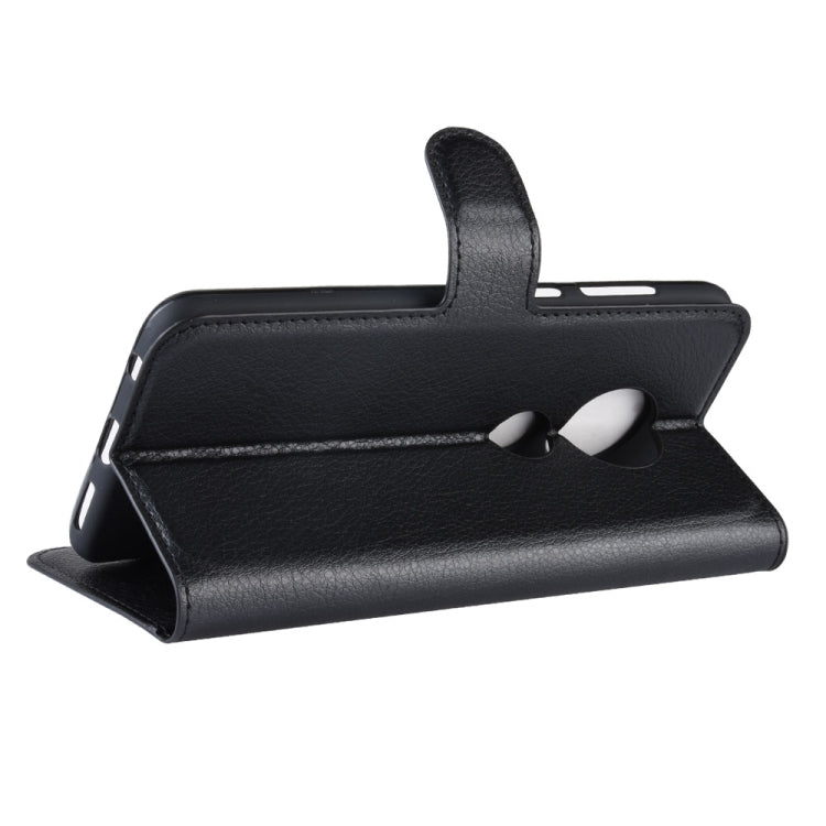 Litchi Texture Horizontal Flip Leather Case For Moto G7 Plus ,With Holder & Wallet & Card Slots