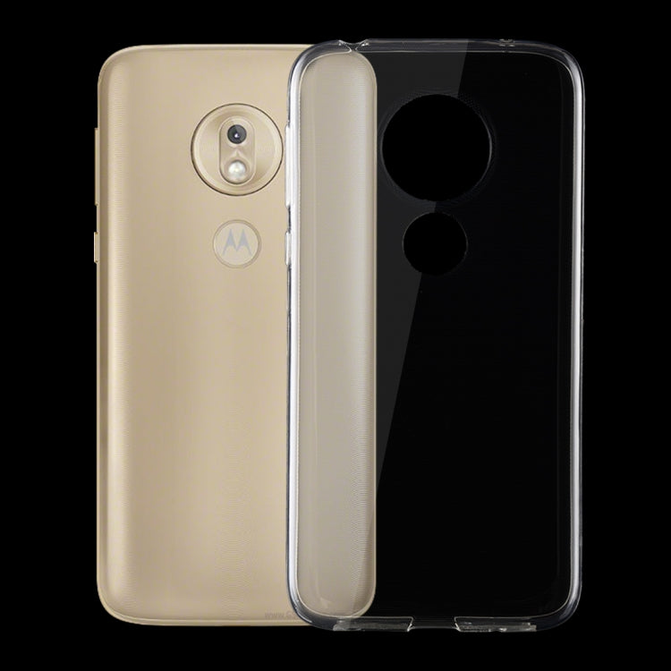 0.75mm Ultrathin Transparent TPU Soft Protective Case for MOTO G7 Play