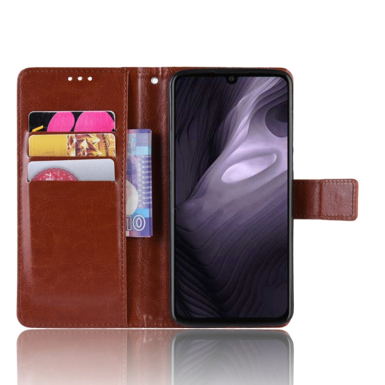 Retro Crazy Horse Texture Horizontal Flip Leather Case for Motorola Moto Z4 Play, with Holder & Card Slots & Wallet & Lanyard