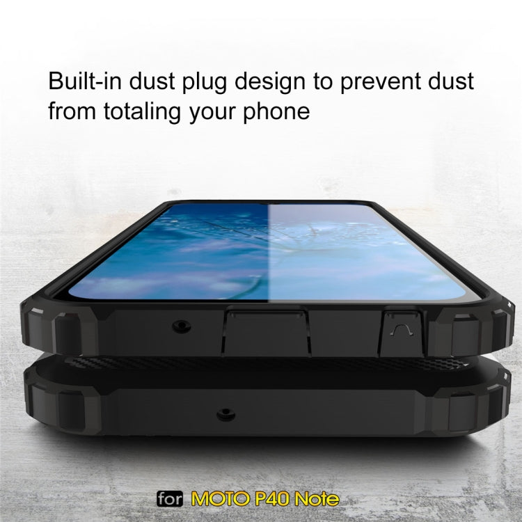 Magic Armor TPU + PC Combination Case for Motorola Moto P40 Note
