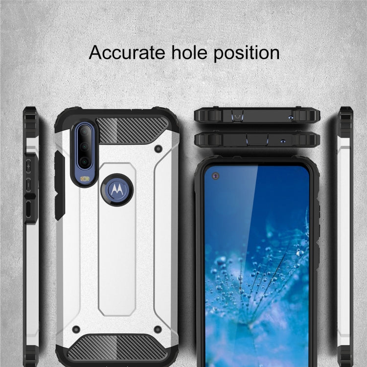 Magic Armor TPU + PC Combination Case for Motorola Moto P40 Power