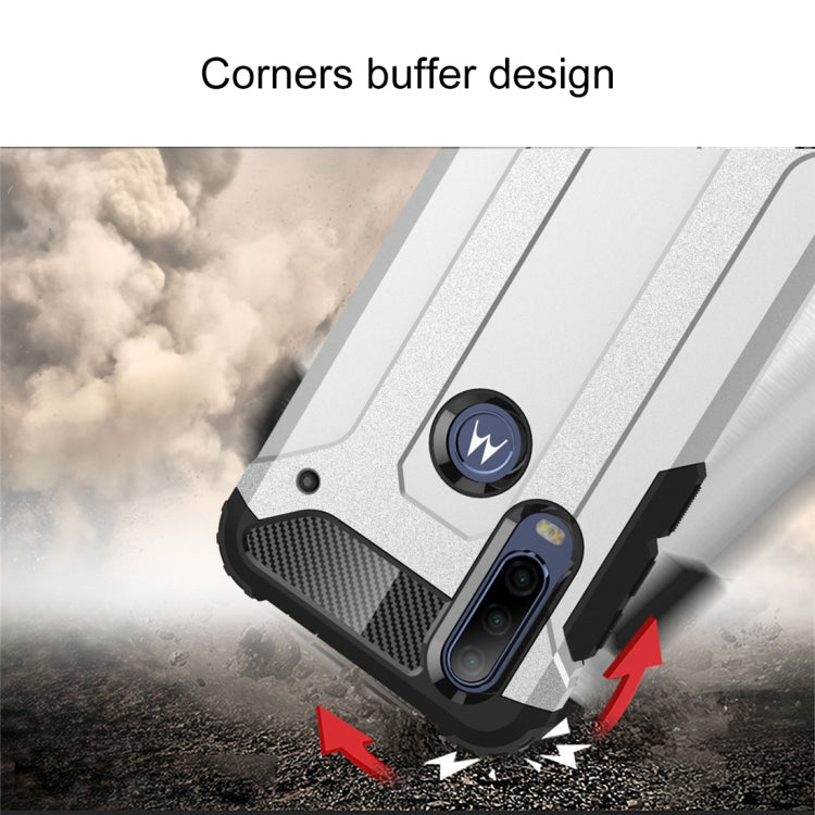 Magic Armor TPU + PC Combination Case for Motorola Moto P40 Power