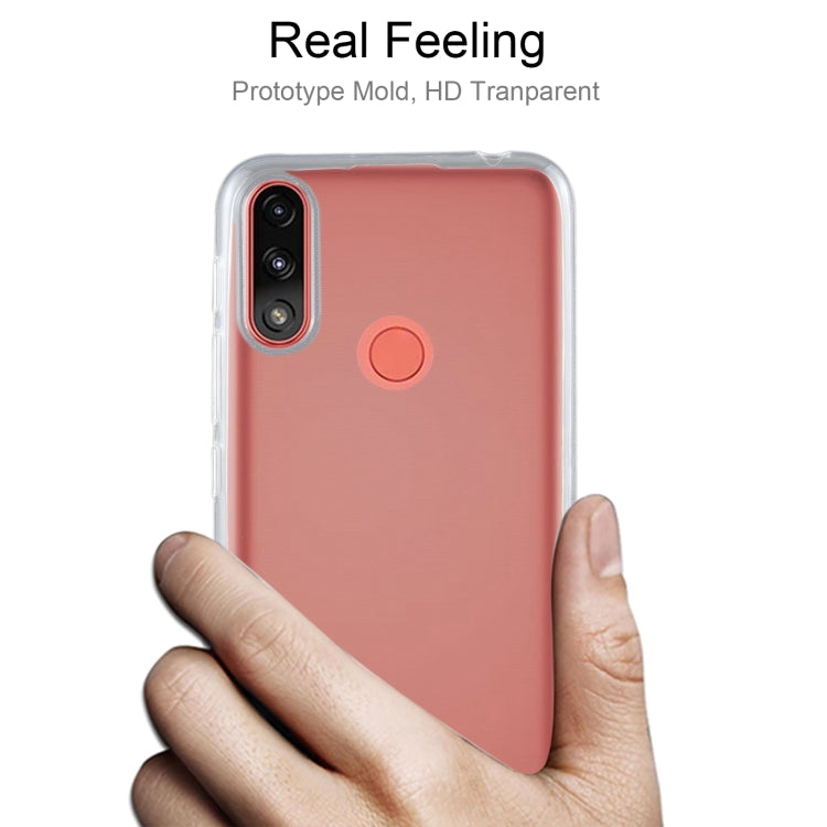 For Motorola Moto E7 Power 0.75mm Ultra-thin Transparent TPU Soft Protective Case (Transparent)