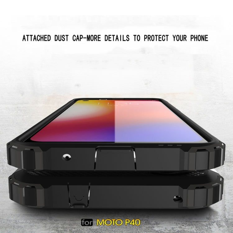 Magic Armor TPU + PC Combination Case for Motorola P40