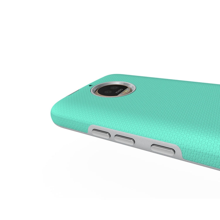 For Motorola Moto G6 Plus Anti-slip Armor Texture TPU + PC Protective Case Back Cover Shell