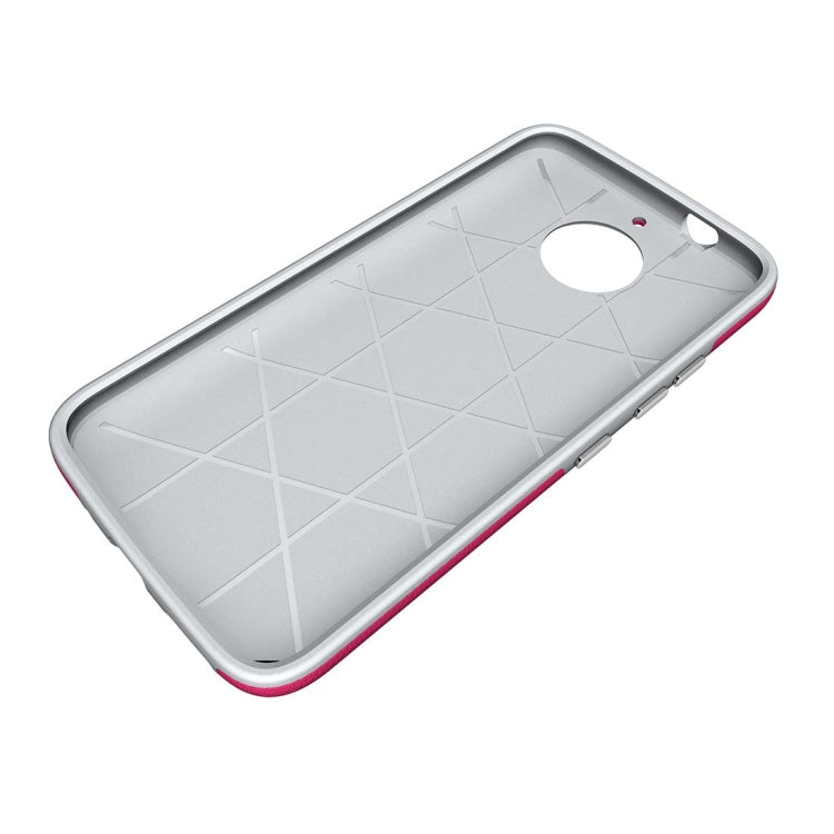 For Motorola Moto G6 Plus Anti-slip Armor Texture TPU + PC Protective Case Back Cover Shell