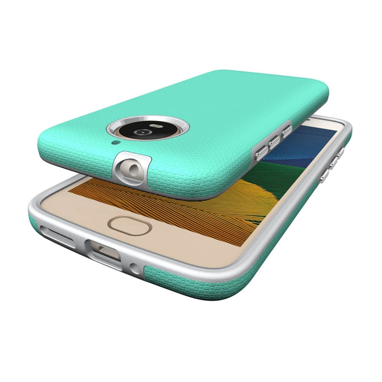 For Motorola Moto G6 Anti-slip Armor Texture TPU + PC Protective Case Back Cover Shell