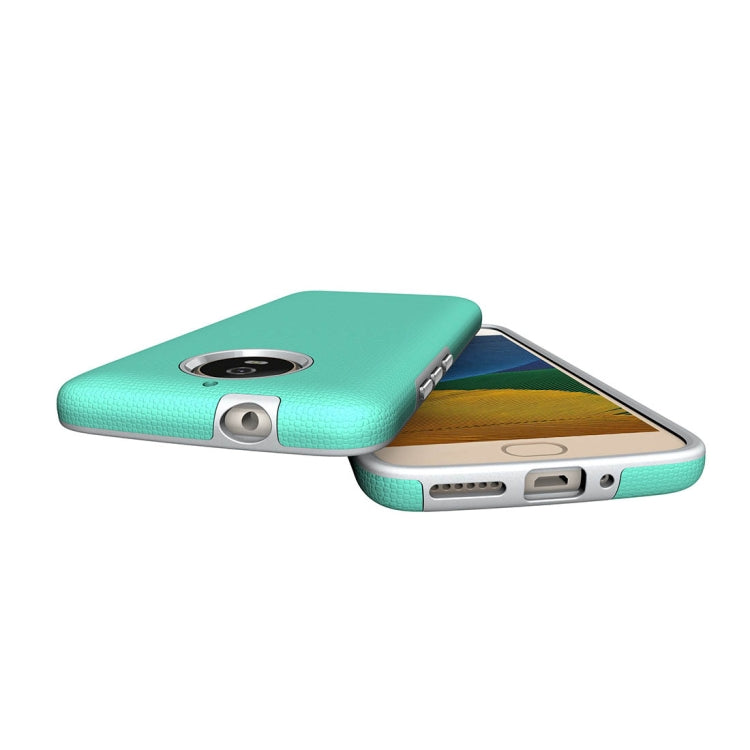 For Motorola Moto G6 Anti-slip Armor Texture TPU + PC Protective Case Back Cover Shell