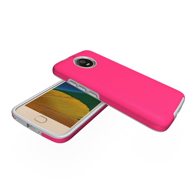 For Motorola Moto G6 Anti-slip Armor Texture TPU + PC Protective Case Back Cover Shell